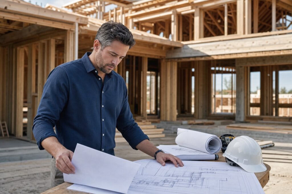 Custom home under construction in Leesburg, VA — Valor Builder
