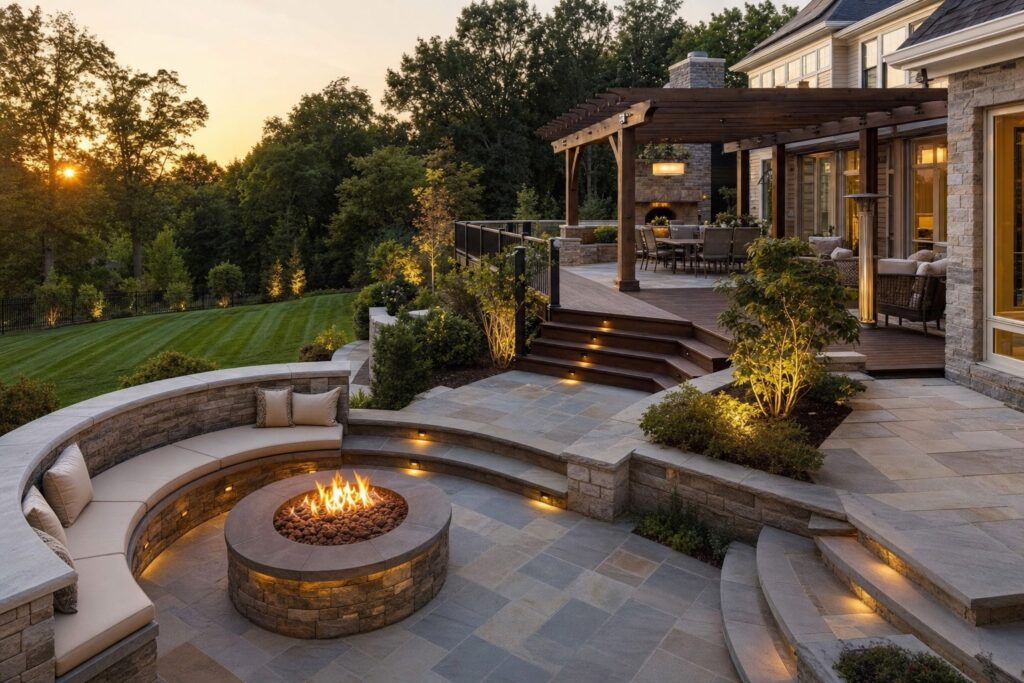 Deck and patio in Ashburn, VA by Valor Builder