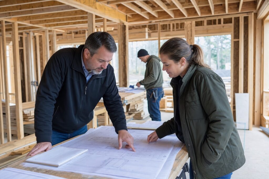 Design-build home under construction in McLean, VA — Valor Builder