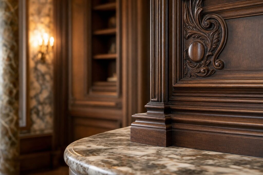 Estate home renovation craftsmanship detail in McLean, VA — Valor Builder