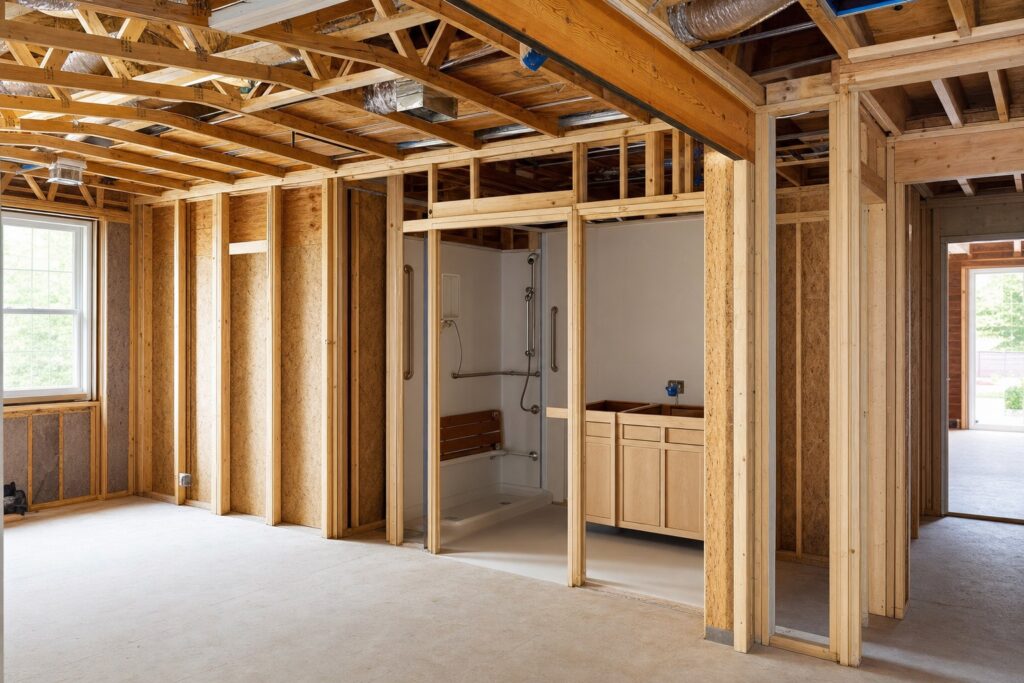 In-law suite addition under construction in Vienna, VA — Valor Builder