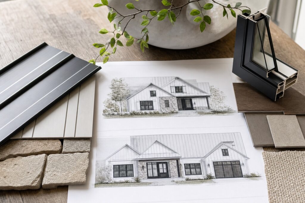 Modern farmhouse design and planning in Purcellville, VA — Valor Builder