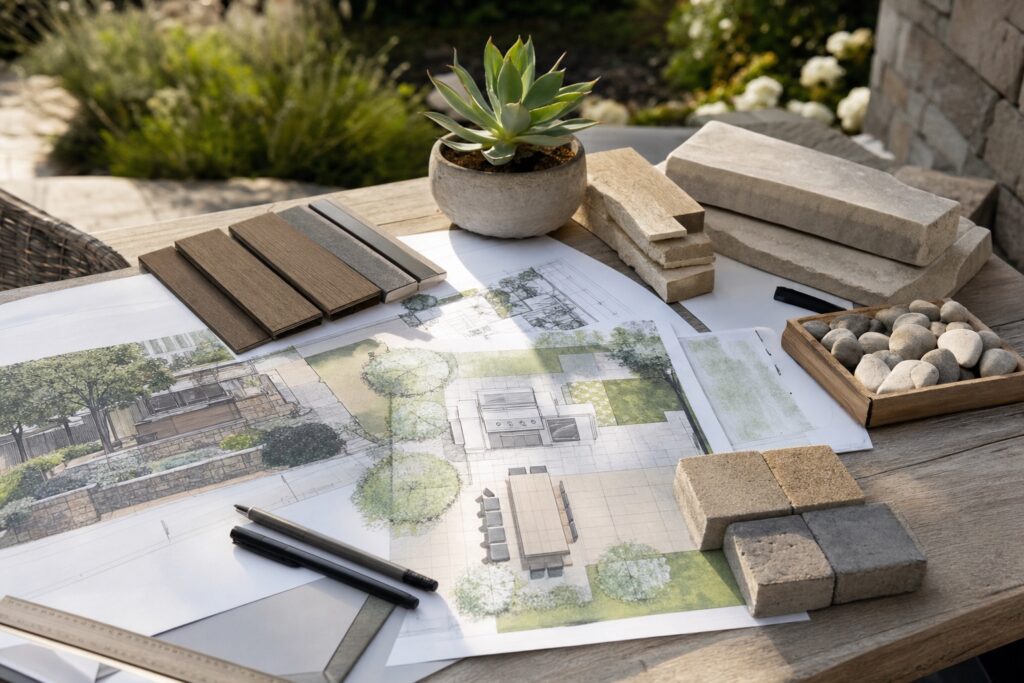 Outdoor living space design and planning in Great Falls, VA — Valor Builder
