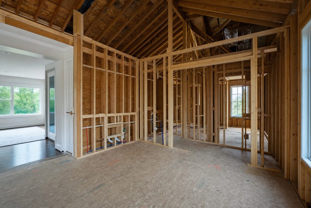 Primary suite addition under construction in Vienna, VA — Valor Builder
