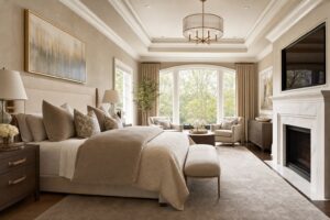 Primary suite addition in Great Falls, VA by Valor Builder