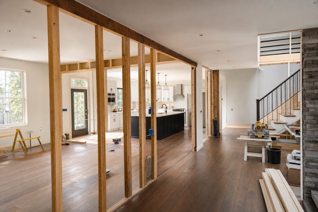 Whole-home renovation under construction in Oakton, VA — Valor Builder