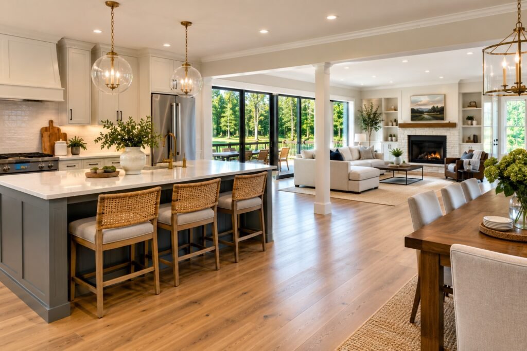Suburban home renovation in Frederick County
