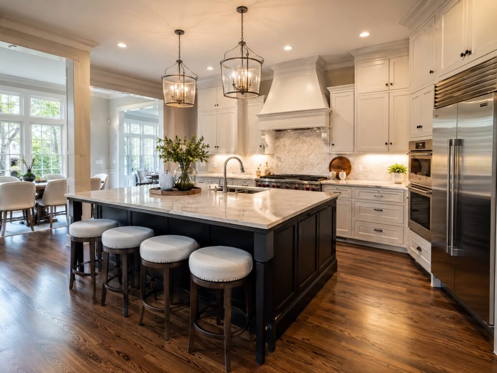 Luxury kitchen remodel in a City of Manassas home