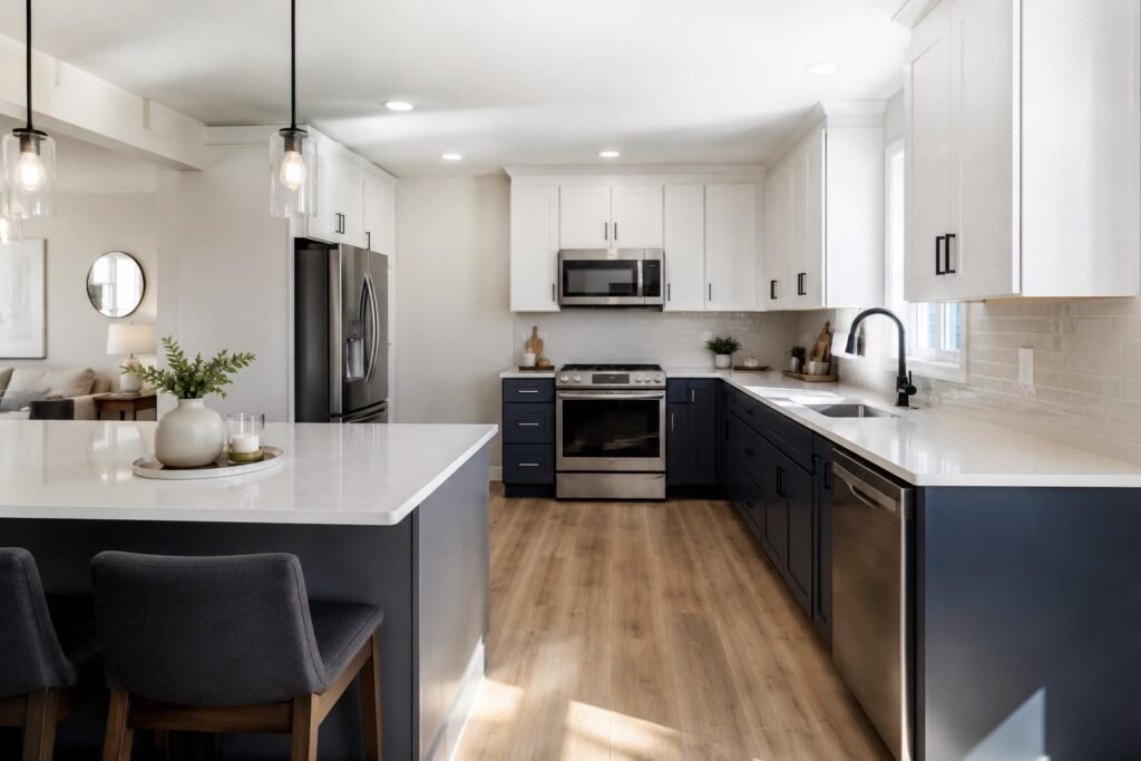 Modernized kitchen in a Manassas Park home