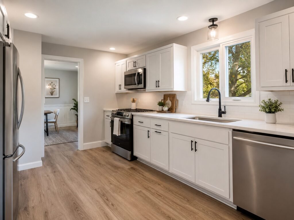 Modernized kitchen in a Stephens City home