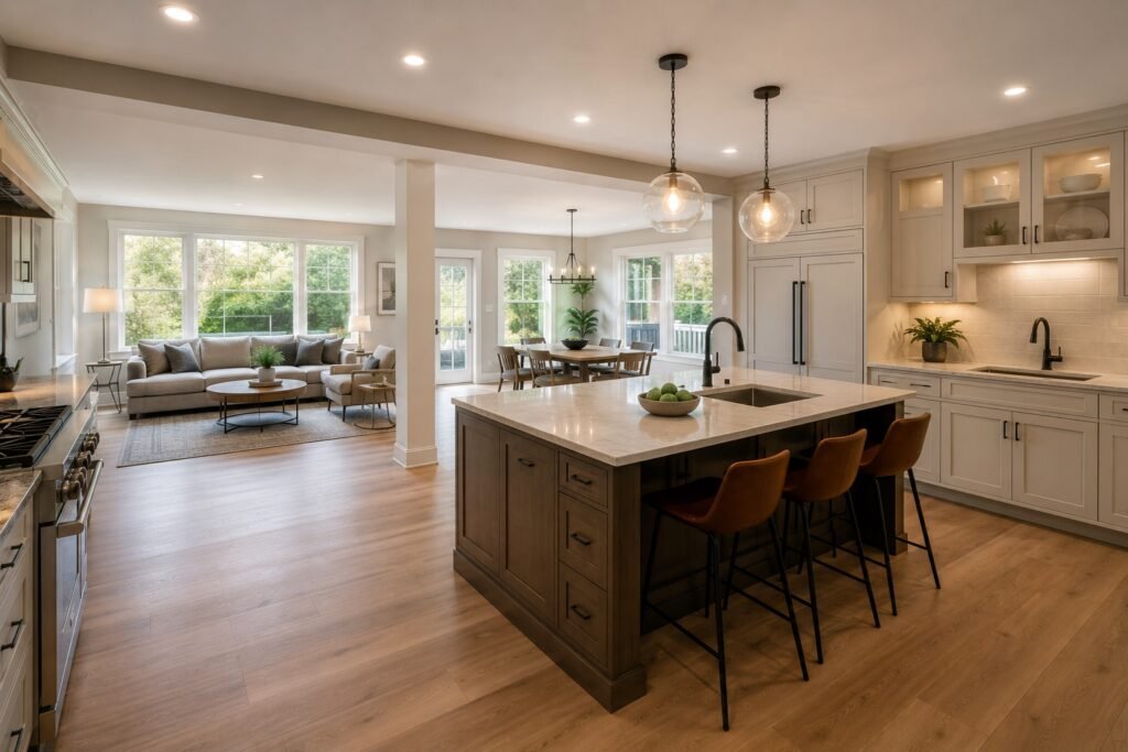 Whole-home renovation in a City of Winchester neighborhood