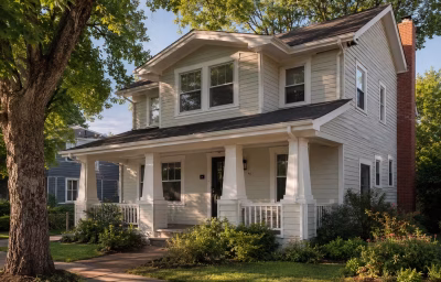 1920s Del Ray bungalow after an out-and-up second-story expansion