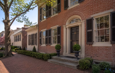 Restored 19th-century brick home in downtown Leesburg historic district
