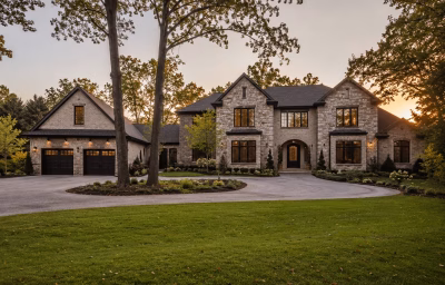 Custom full-masonry estate home in Langley Forest, McLean