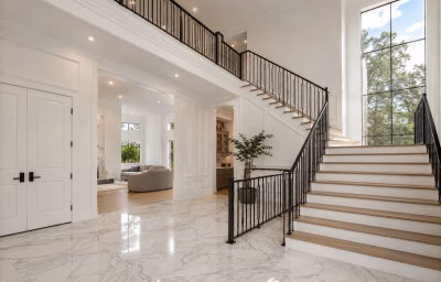Primary-suite wing addition on a McLean Hamlet home